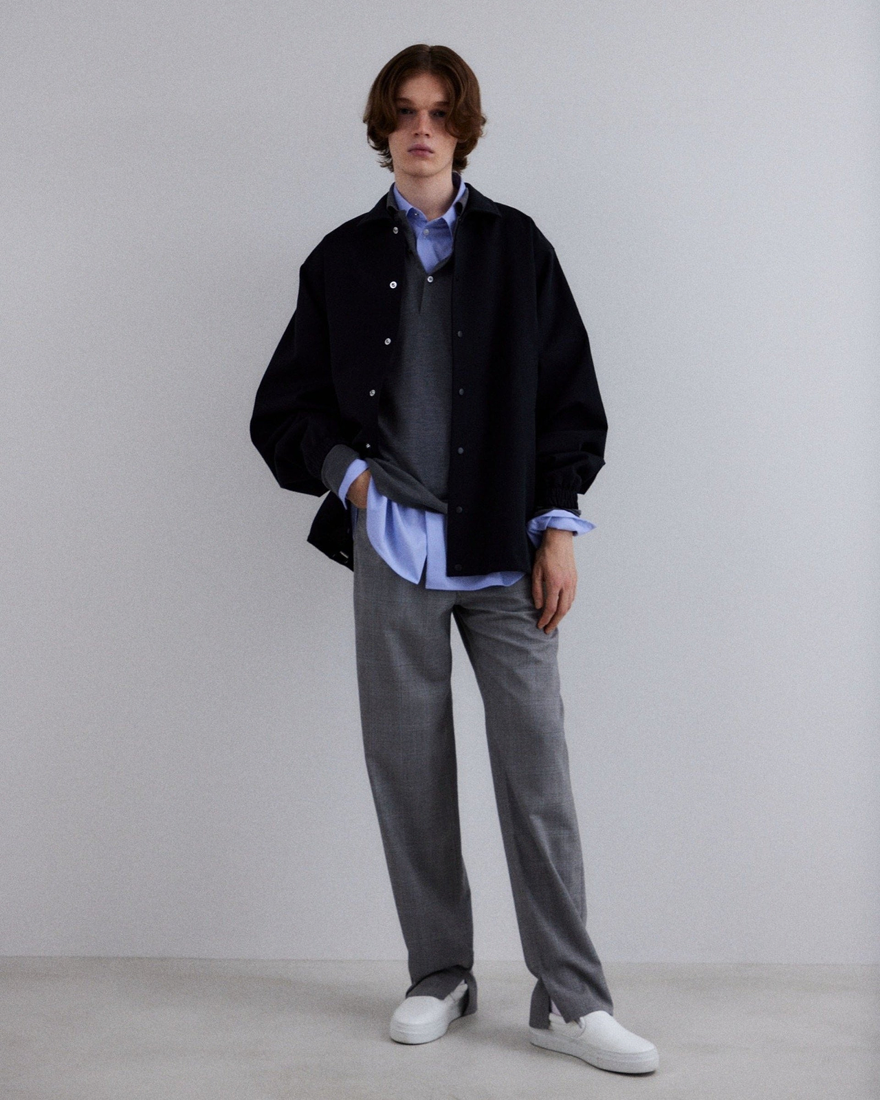 【26SS】エルボーパッチディテールシャツ