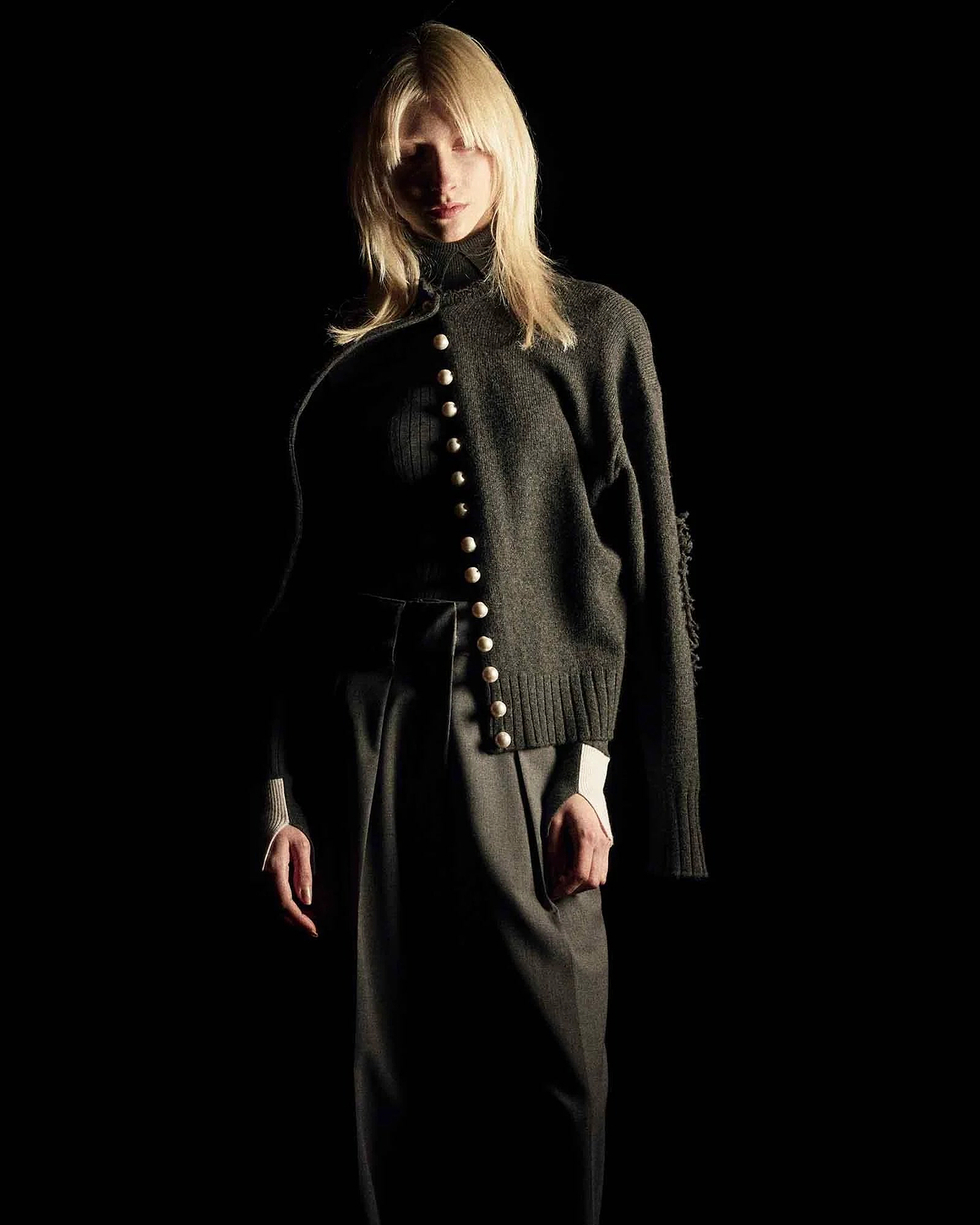 【26AW】パールカーディガン