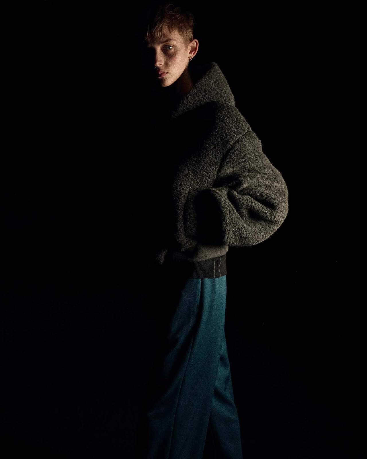 【26AW】ボアフーディーブルゾン