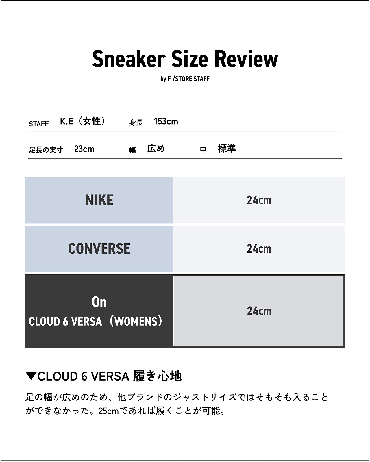 クラウド6 ヴァーサ（ウィメンズ）