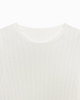 コットンワイドリブニットTシャツ