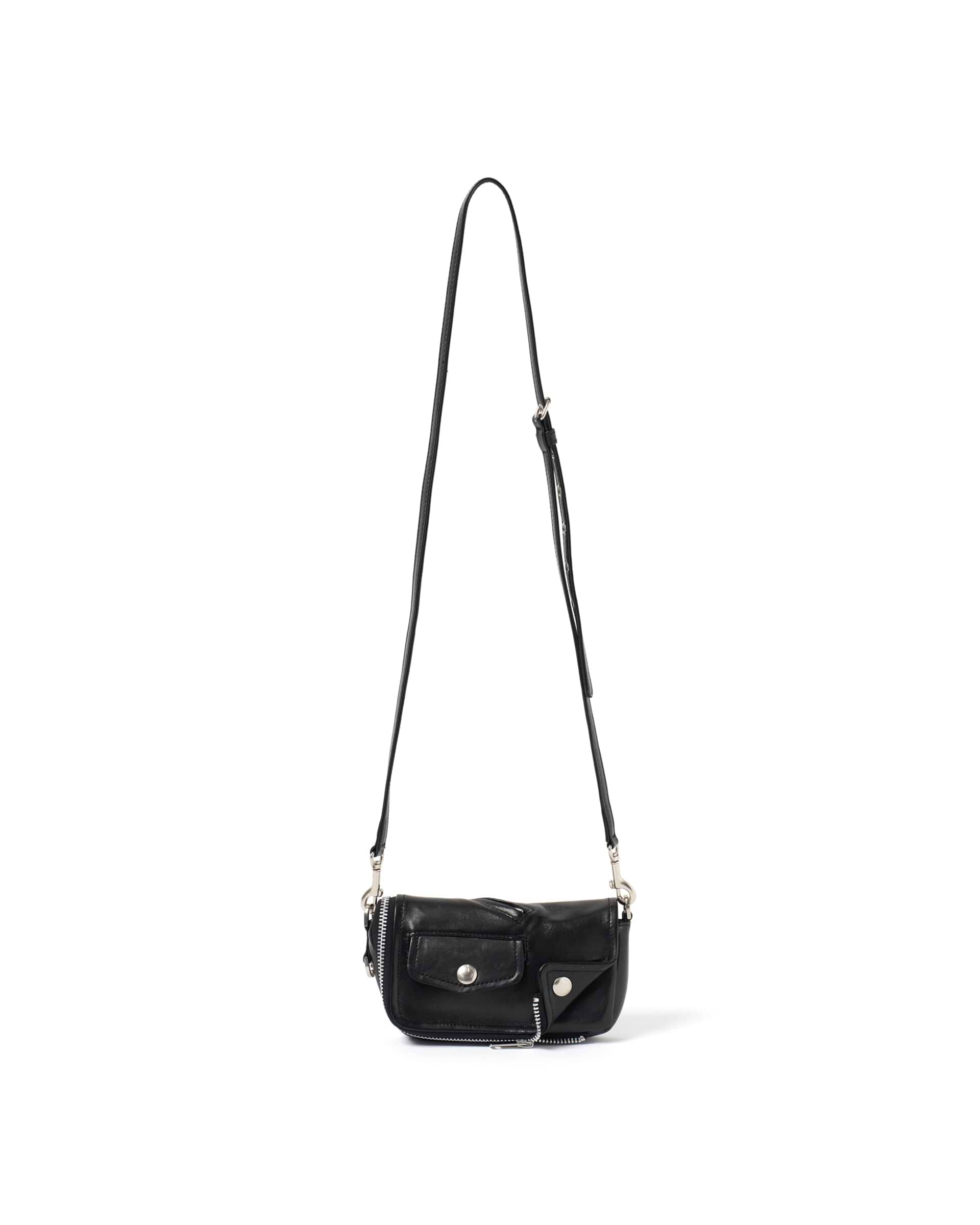レディース 24AW beautiful people riders flap purse