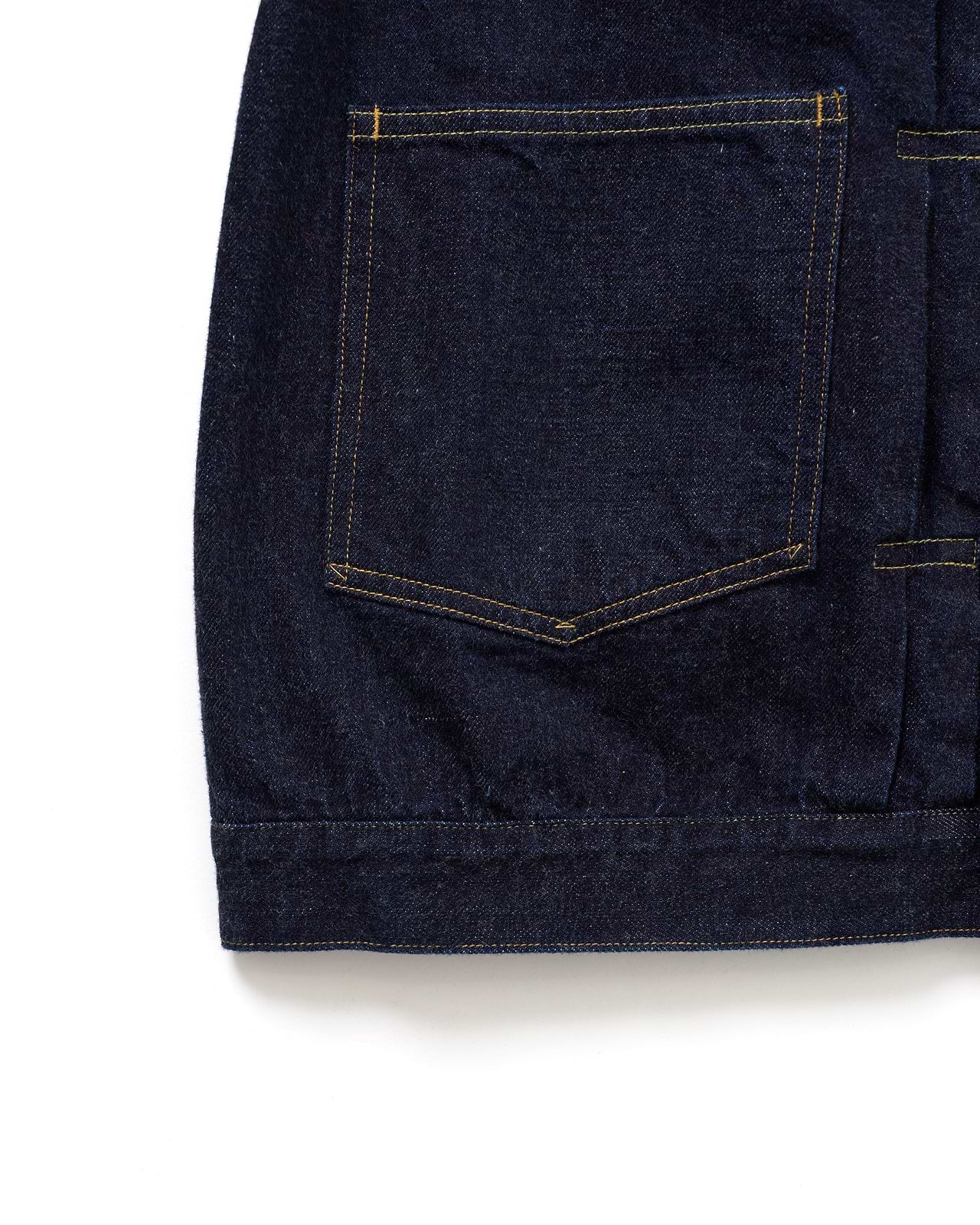 15oz セルビッチデニム トラッカージャケット ワンウォッシュ