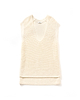 シルク和紙リリヤーン Vネックベスト
