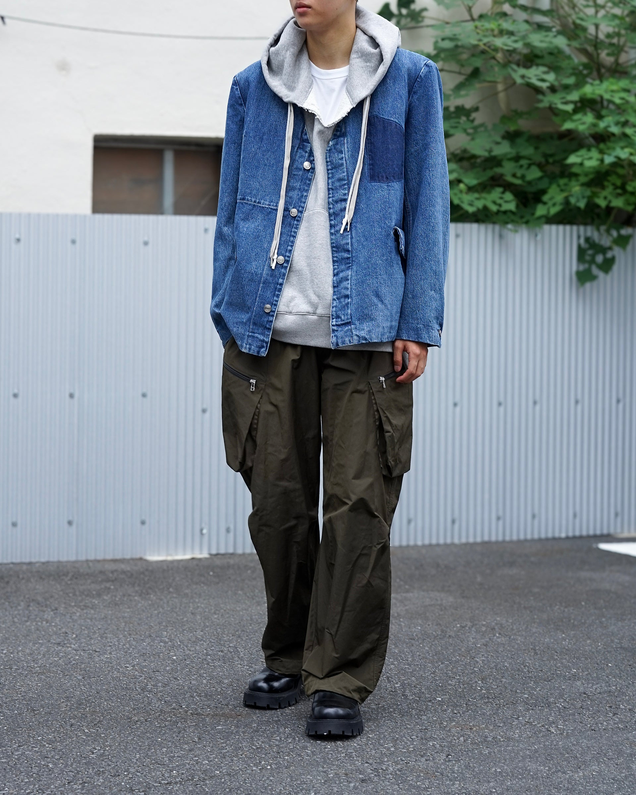 着用サイズL／身長180cm　(スタッフスナップ)