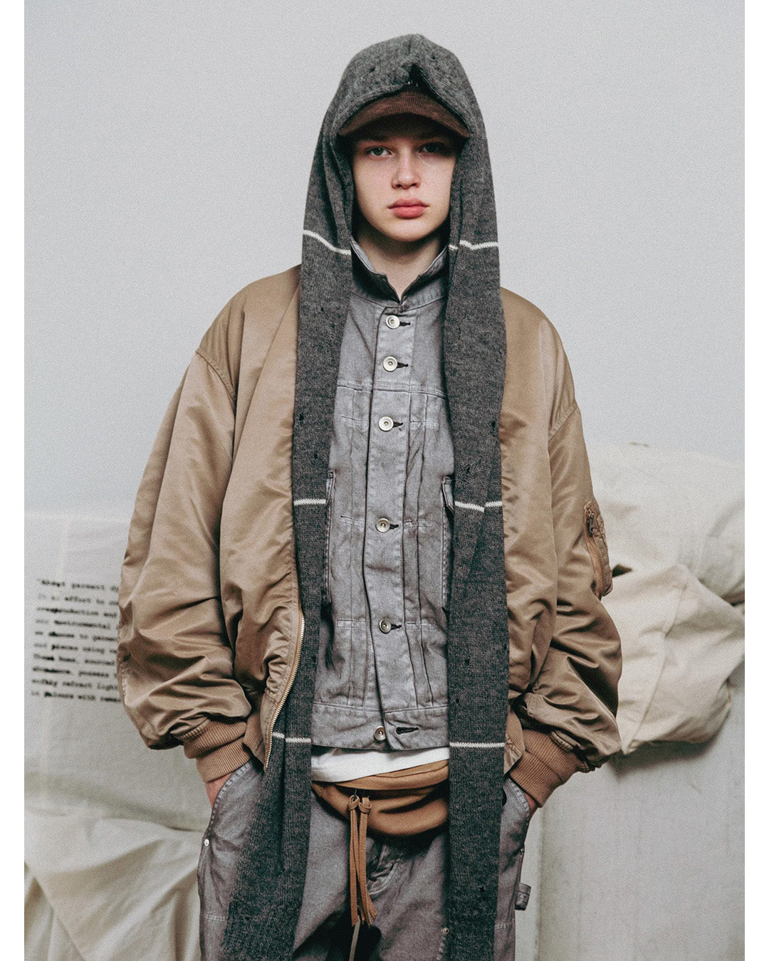 【26AW】ハンドダイボンバージャケット