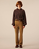 【26AW】ベルベットボーダーWポロシャツ