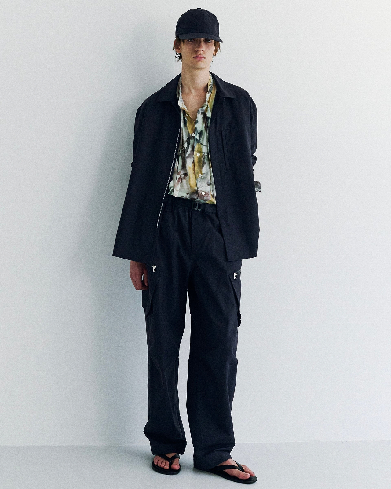 【26SS】アセントジップオープンシャツ