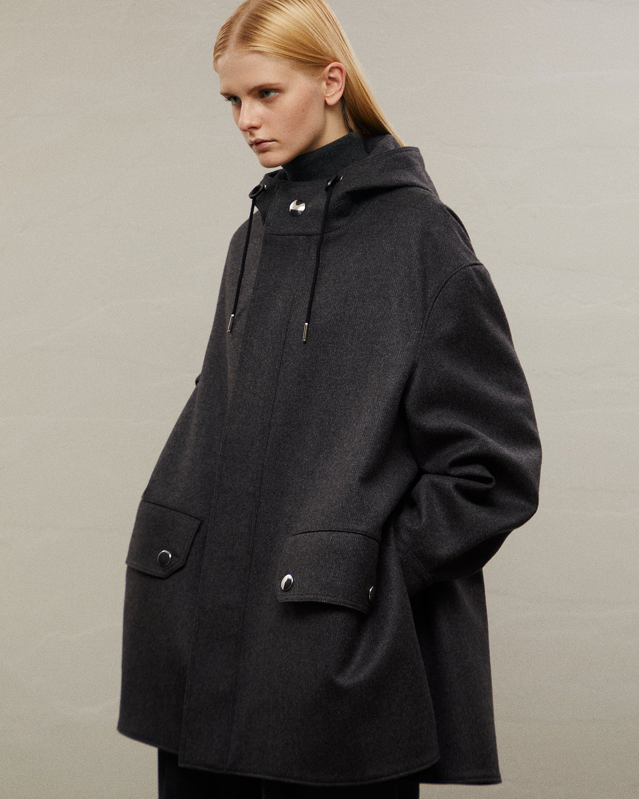 ＜THE RERACS×1LDK×F/STORE＞フレンチAラインパーカー（ロング）