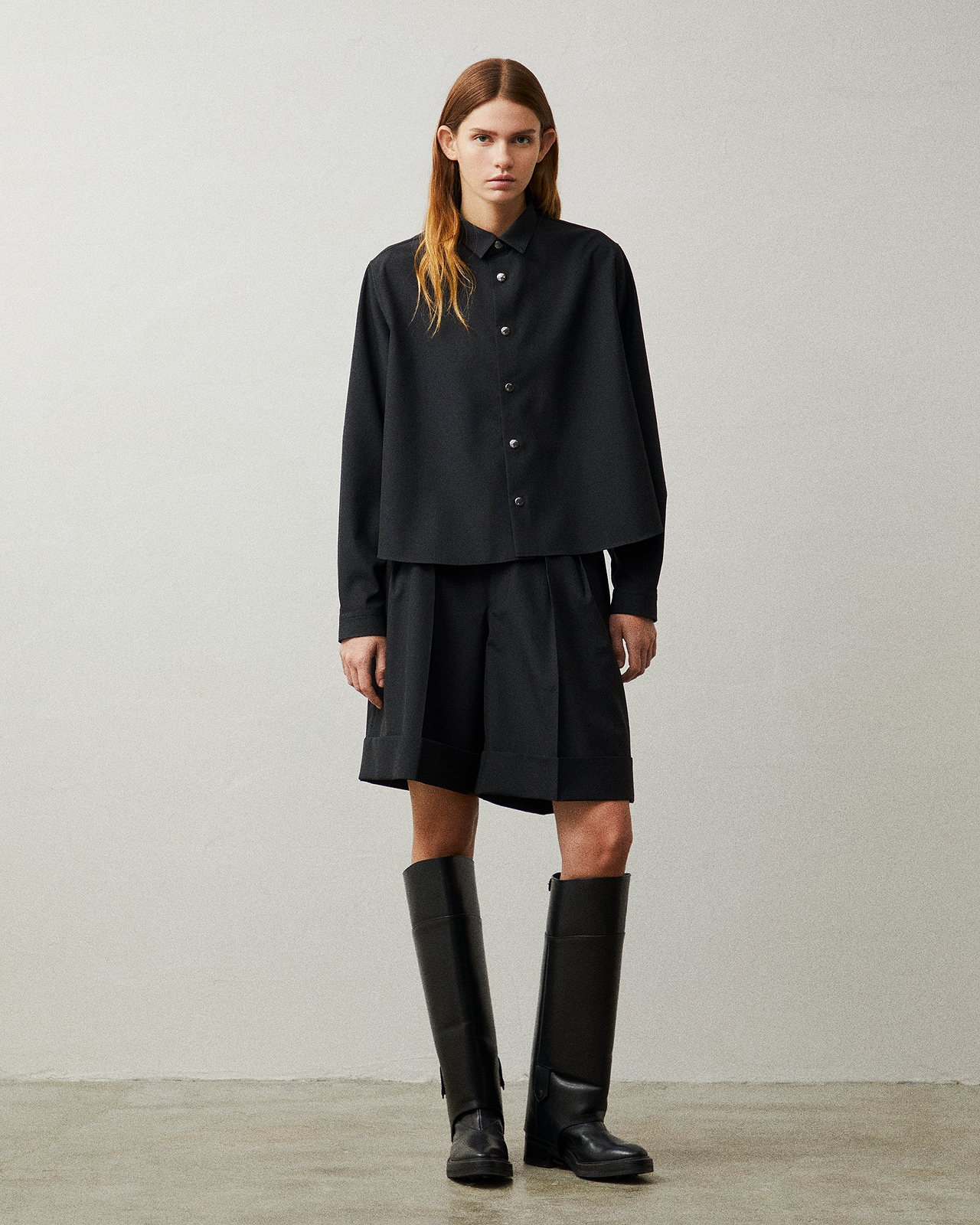 ＜THE RERACS×1LDK×F/STORE＞レギュラーカラーAラインシャツ