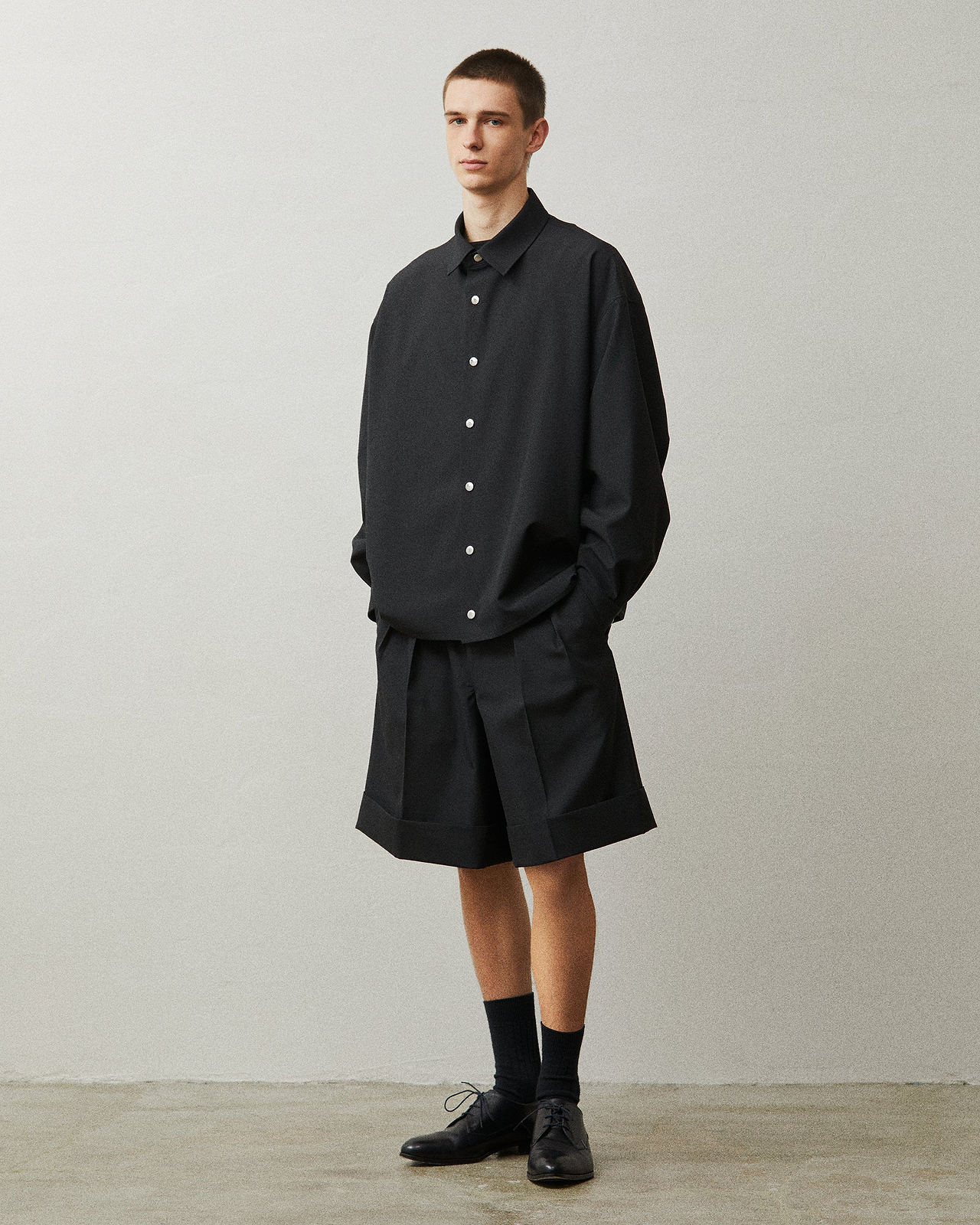 ＜THE RERACS×1LDK×F/STORE＞バルーンカーディガンシャツ