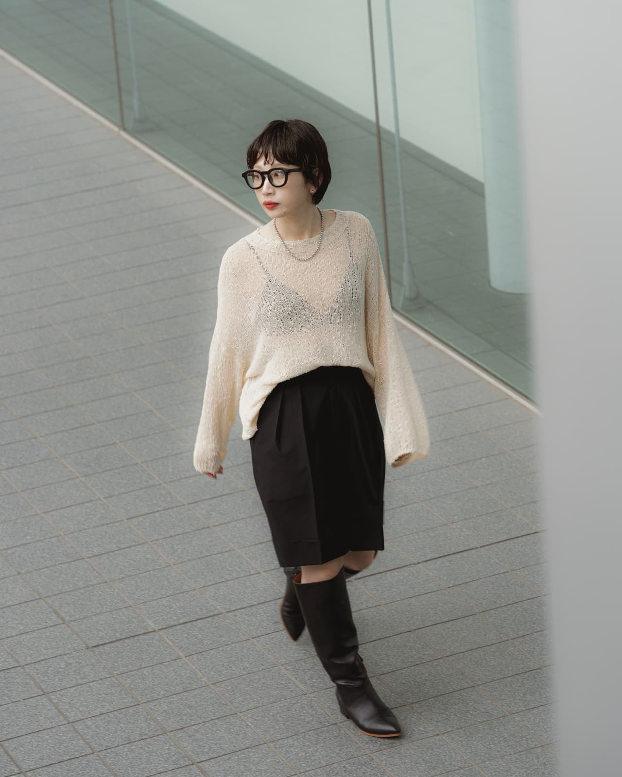 着用サイズ36／身長158cm（スナップモデル：梨花）