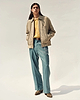 【26AW】ジップアップブルゾン（ボタニカルプリント）
