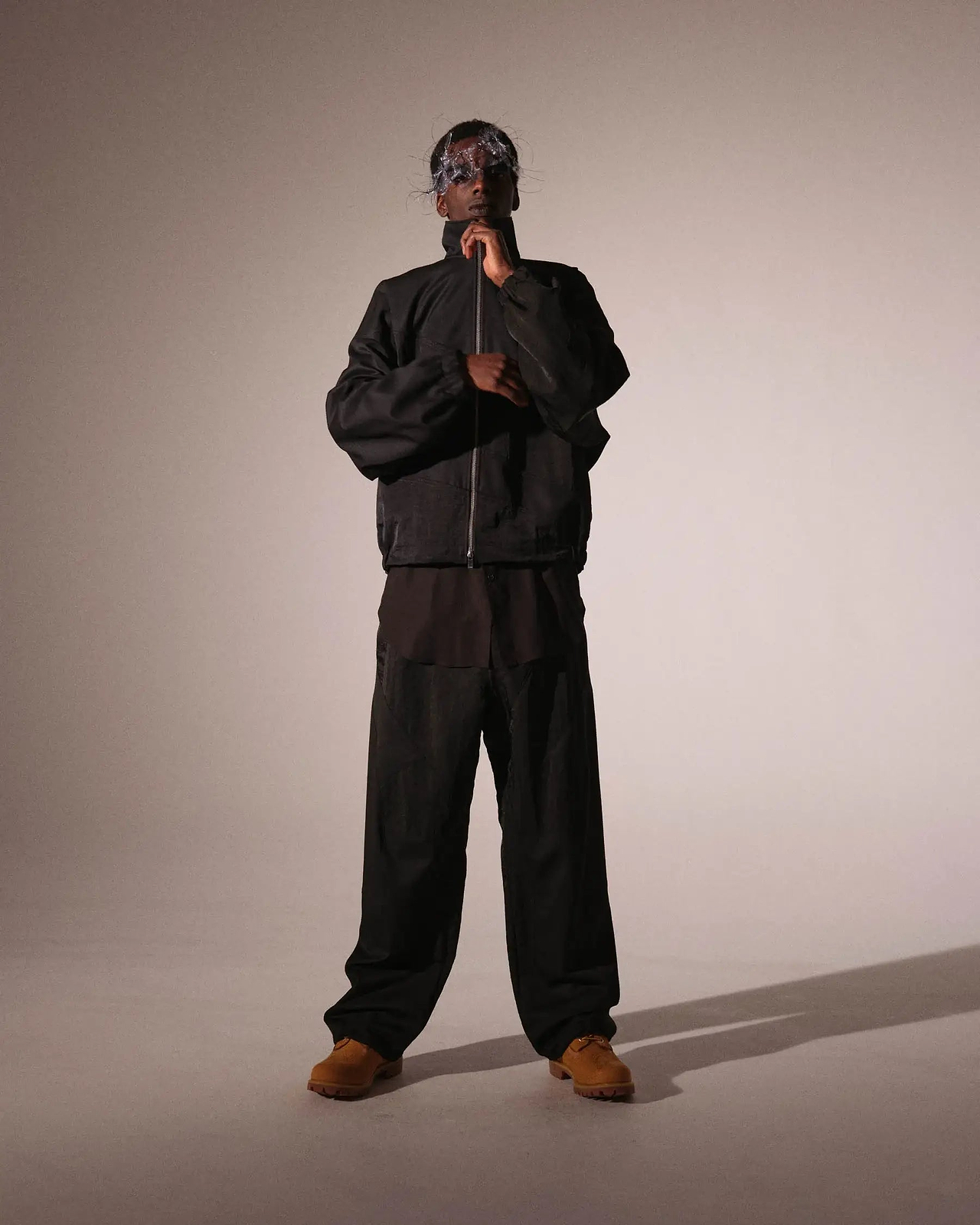 【26AW】ギャバジンライディングジップジャケット
