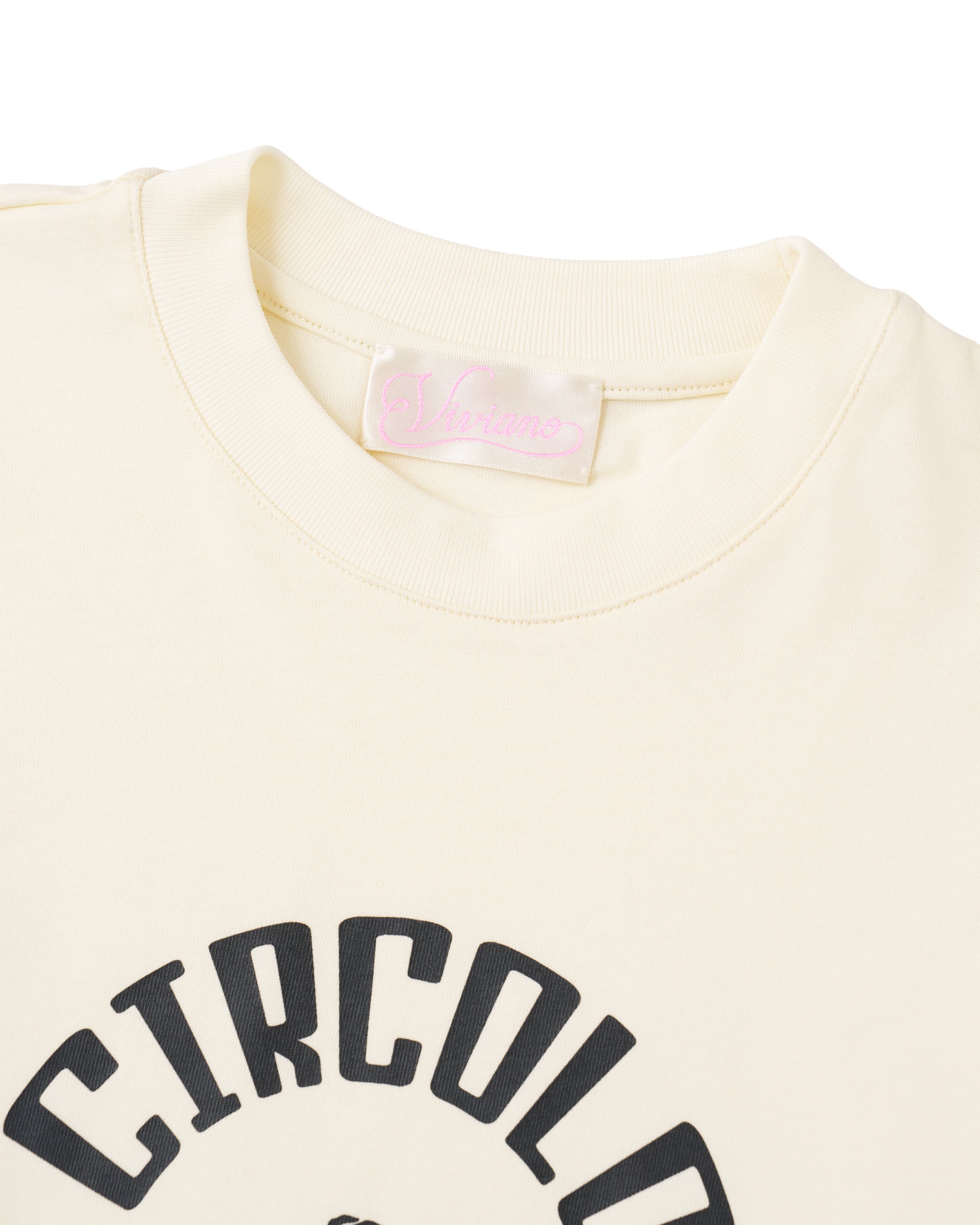 VIVIANO】チルコロ ロングTシャツ | ワンピース | ロゴ レース | F