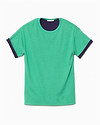 ダブルフェイスショートスリーブTシャツ(グリーン)
