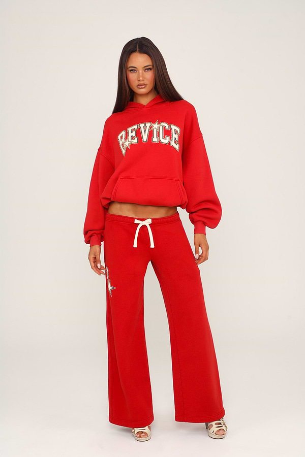 LAX SWEAT PANT / POPSTAR RED