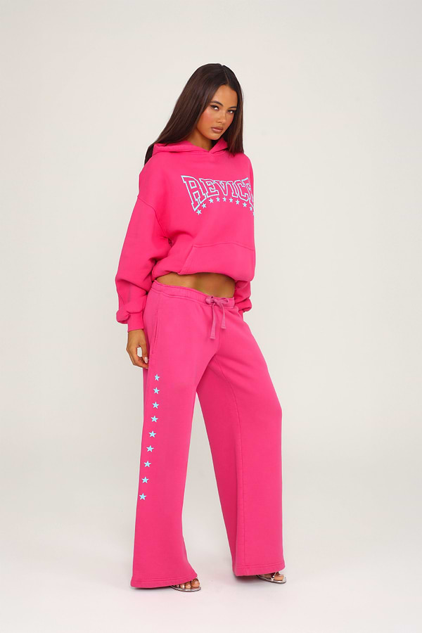 LAX SWEAT PANT / STARDOM HOT PINK