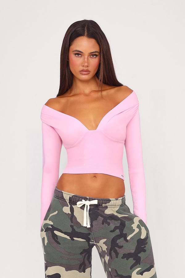 SLOAN LONG SLEEVE / BUBBLEGUM