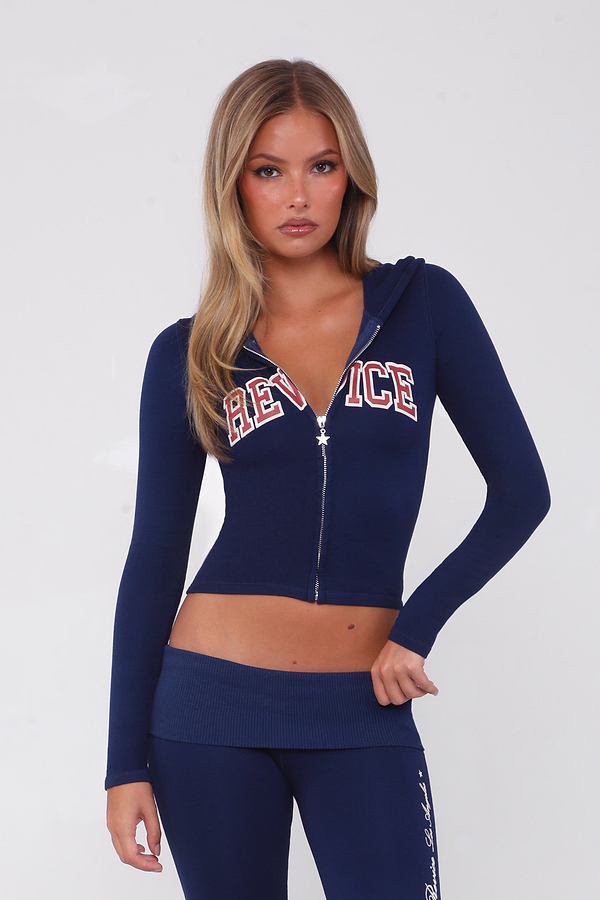 SERENA ZIP UP / VARSITY NAVY