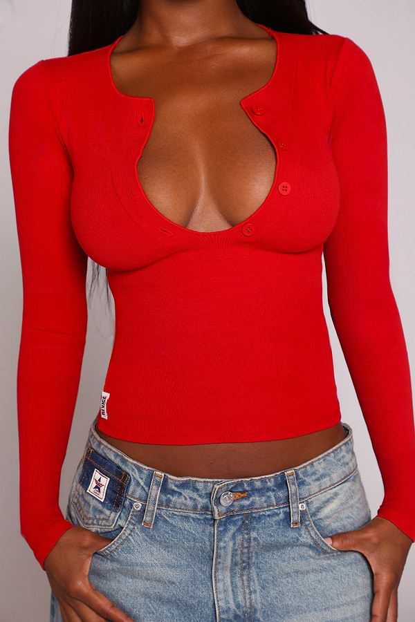 VALLEY LONG SLEEVE / CHERRY