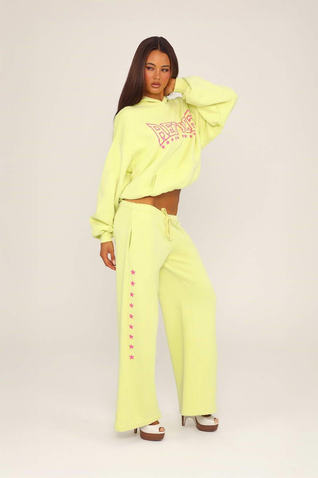 LAX SWEAT PANT / STARDOM LIME
