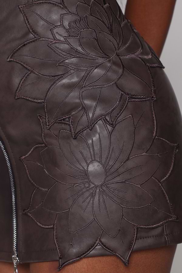 SIREN DRESS / BROWN IRIS