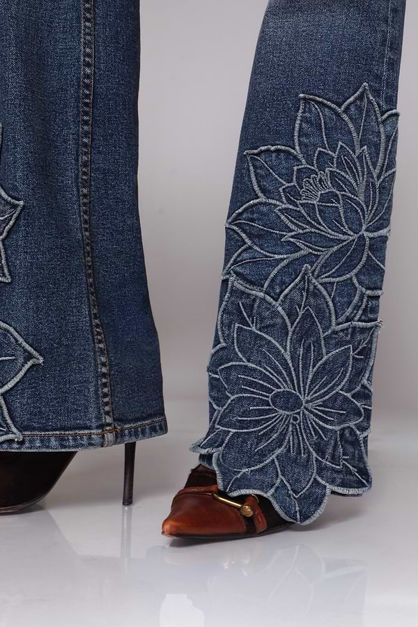 VICTORIA BOOTCUT / BLUE IRIS