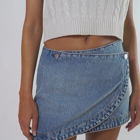 The Fairfax Skirt / Lily Wash