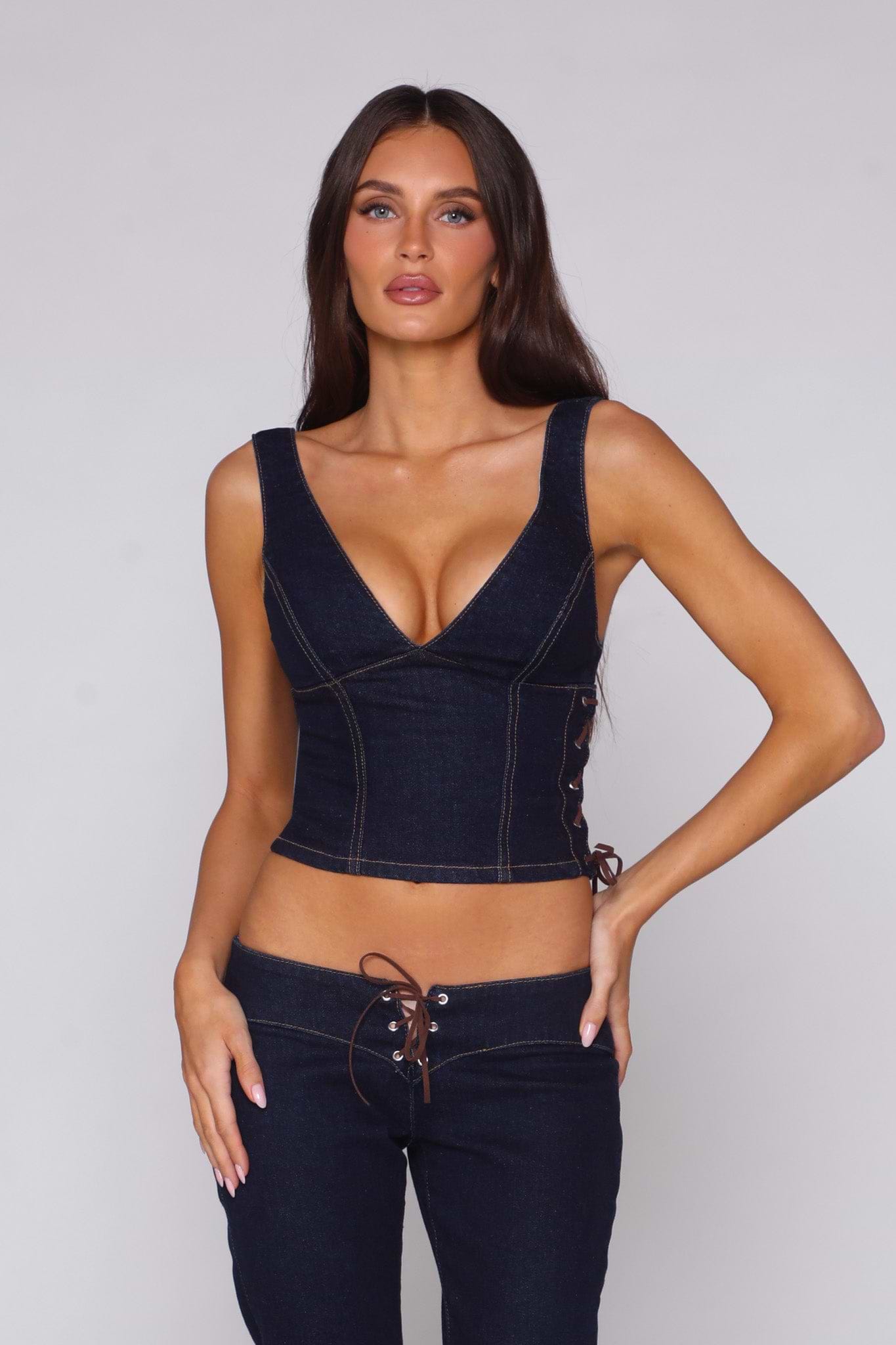 ISABEL CORSET / INDIGO BABY