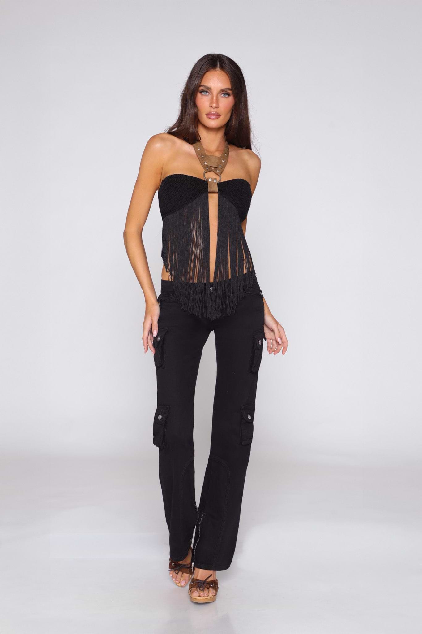 LARA CARGO / JET BLACK
