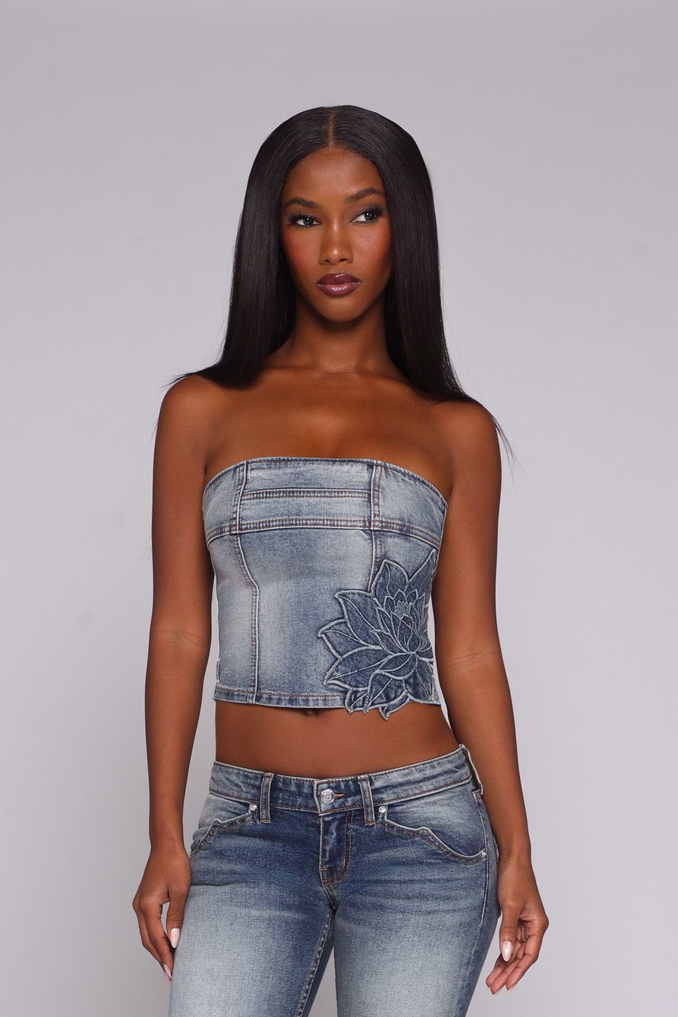 KATE CORSET / BLUE IRIS