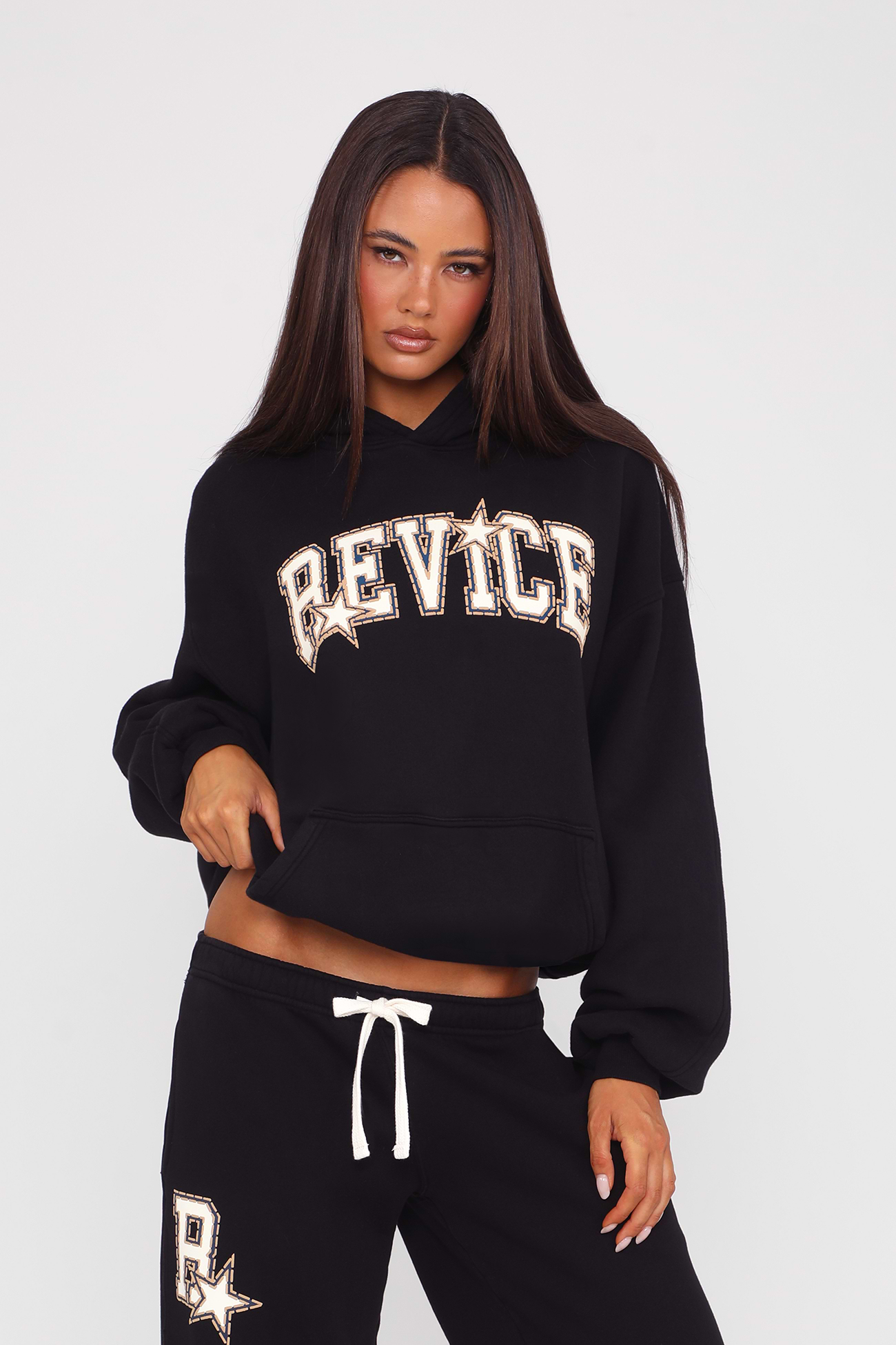 LAX HOODIE / POPSTAR BLACK