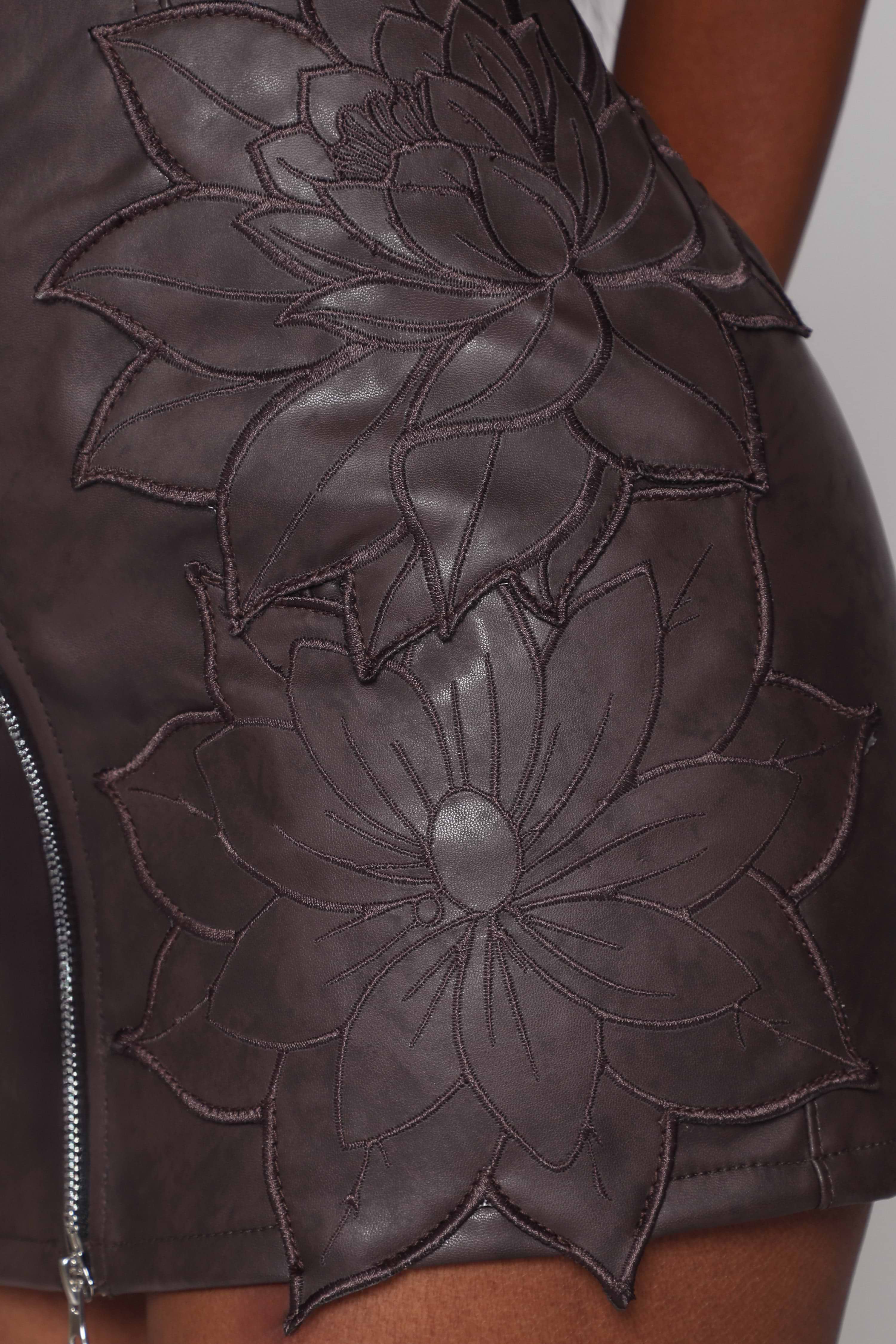 SIREN DRESS / BROWN IRIS