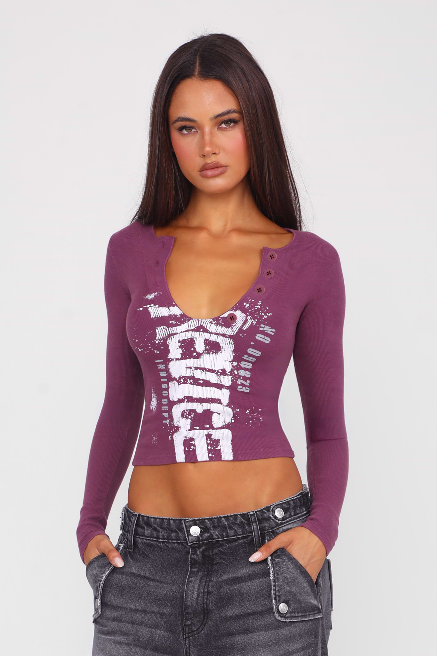 VALLEY LONG SLEEVE / DEPT. 73 PURPLE