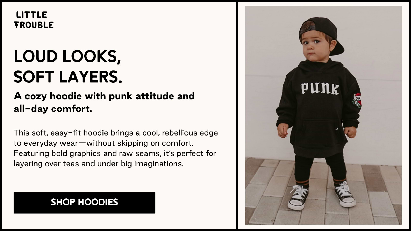 PUNK Hoodie from Little Trouble