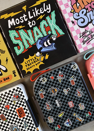 Kid's Checkered Bento Lunch Box