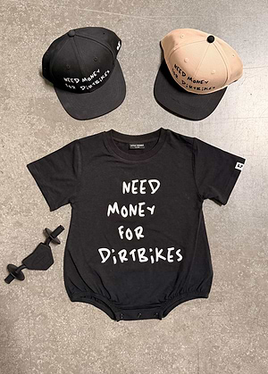Need Money For Dirt Bikes Baby Romper