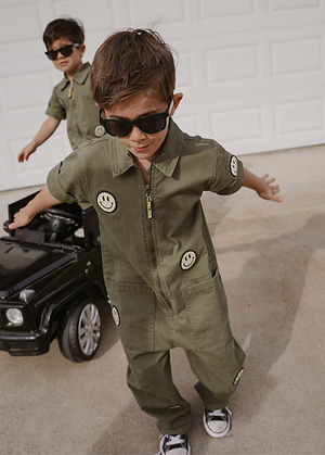 Green Smile Squad Mechanic Suit