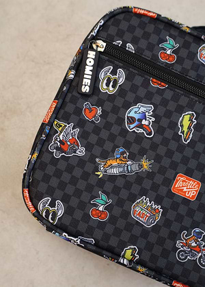 Kid's Checkered Insulated Lunch Bag