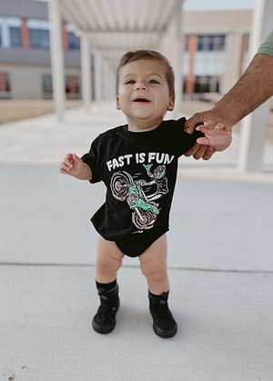 Fast Is Fun Baby Romper
