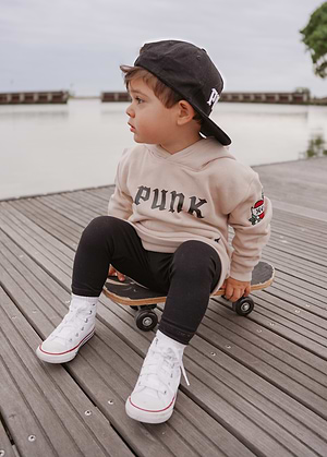 PUNK Hoodie Brown