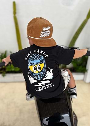 Mini Maniac T-shirt Black