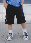Black Cargo Shorts
