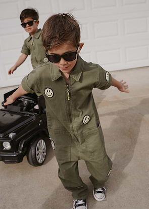 Green Smile Squad Mechanic Suit