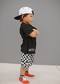 Classic Checkered Cargo Shorts
