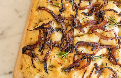 Caramelized Onion Focaccia