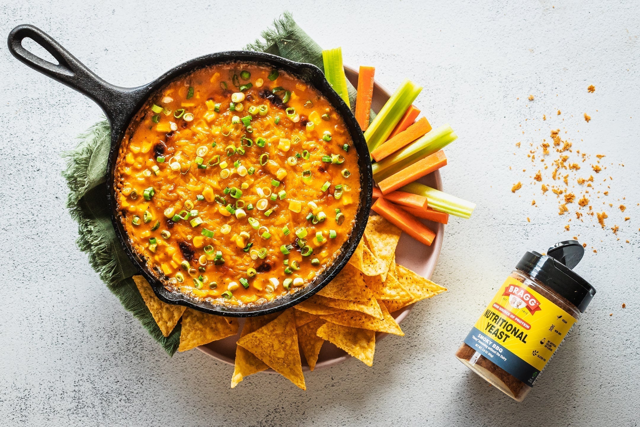 Creamy Vegan BBQ Corn Dip