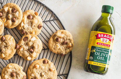 Chocolate Chip Macadamia Cookies Recipe | Bragg Olive Oil