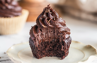 Vegan Chocolate Olive Oil Cupcakes